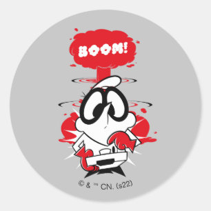 Sticker Rond Graphique Dexter Detonation