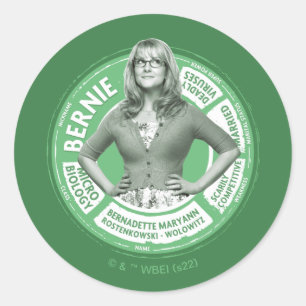 Sticker Rond Graphique Info Bernadette