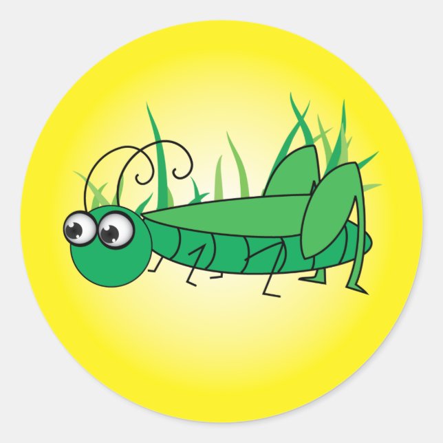 Sticker Rond Grasshopper (Devant)
