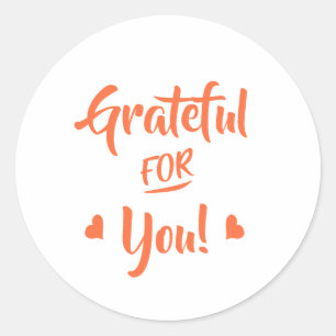 Sticker Rond Grateful