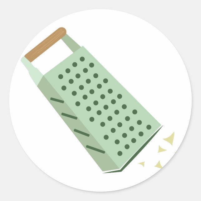 Sticker Rond Gratte de fromage (Devant)