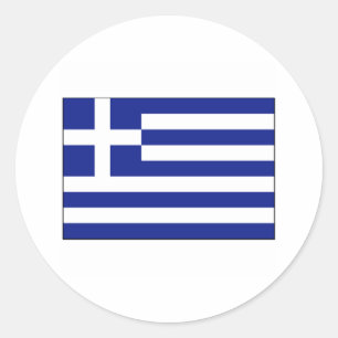 Sticker Rond Grèce FLAG International