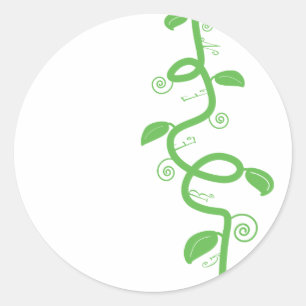 Sticker Rond Green et Beanstalk