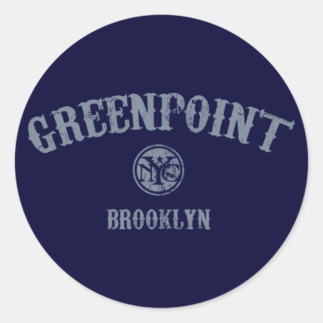 Sticker Rond Greenpoint (Devant)
