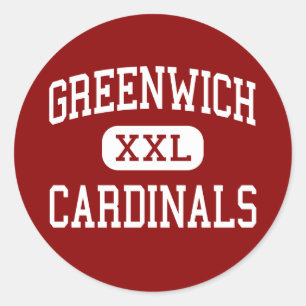 Sticker Rond Greenwich - Cardinaux - High - Greenwich