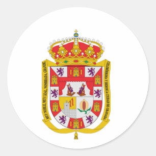 Sticker Rond Grenade (Espagne) Armoiries
