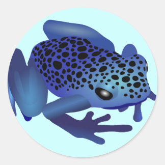 Sticker Rond Grenouille
