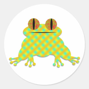 Sticker Rond Grenouille mûre