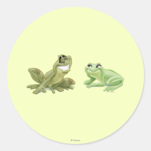 Sticker Rond Grenouilles