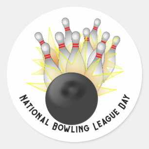 Sticker Rond Grève de Bowling
