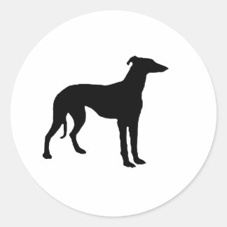 Sticker Rond Greyhound
