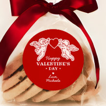 Gribouillages Cupidon de style vintage Joyeuse Sai