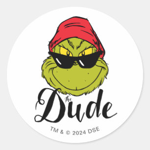 Sticker Rond Grinch   Le Mec