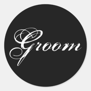 Sticker Rond Groom