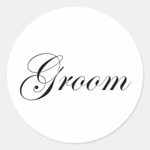 Sticker Rond Groom
