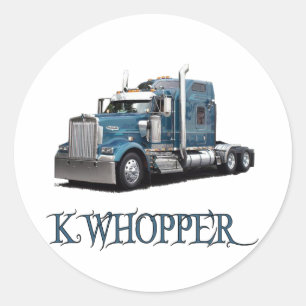 Sticker Rond Gros mensonge de K