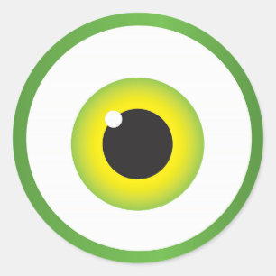 Sticker Rond Gros tireur de l'Eyeball