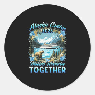 Sticker Rond Groupe de correspondance des amis de la famille Cr