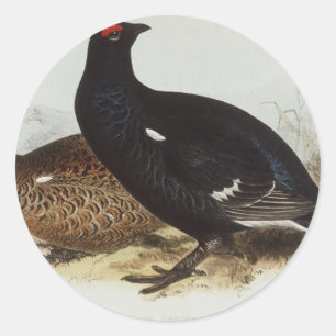 Sticker Rond Groupement noir