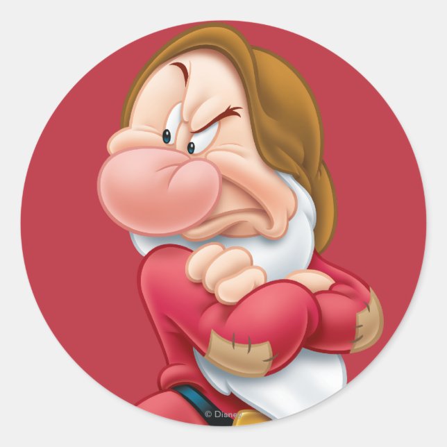 Sticker Rond Grumeux 3 (Devant)