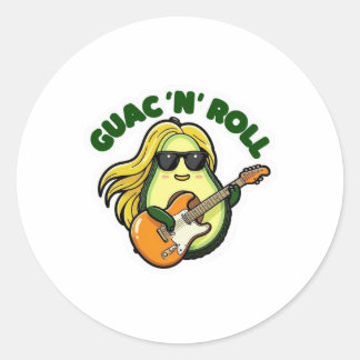 Sticker Rond Guac ´n ´Roll