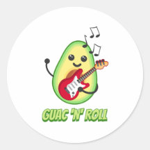 Guac 'n' Roll ! Dessin musical à l'avocat mignon