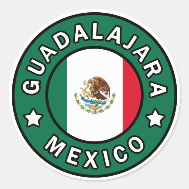 Sticker Rond Guadalajara Mexique (Devant)