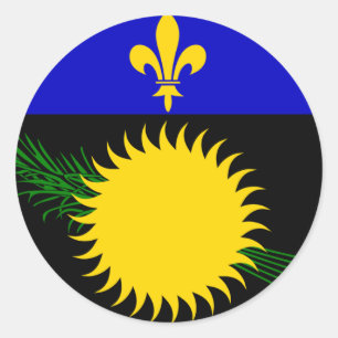 Sticker Rond Guadeloupe
