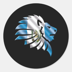 Sticker Rond Guatemala