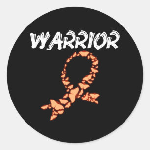 Sticker Rond Guerrier leucémique