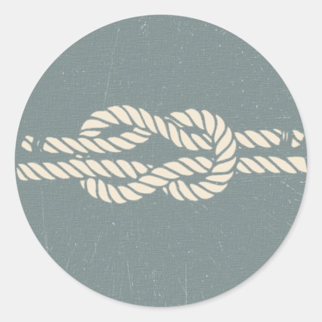 Sticker Rond Guide des noeuds de Bosun Jones - L'arrachage des  (Devant)