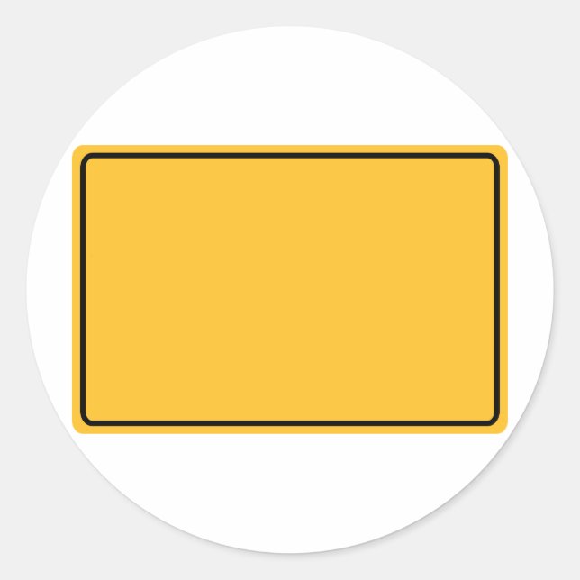 Sticker Rond Guide municipal pour texte propre (Devant)