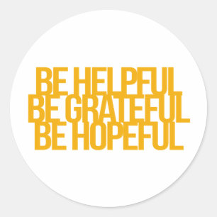 Sticker Rond Guillemets inspirants et motivants