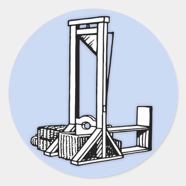 Sticker Rond Guillotine (Devant)