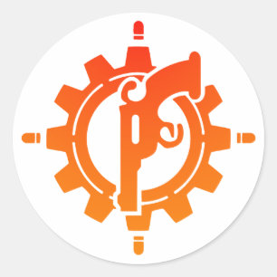 Sticker Rond Gunslinger Sharpshooter Sniper Gunner DnD