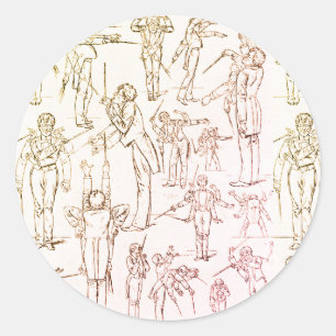 Sticker Rond Gustav Mahler - Conduite