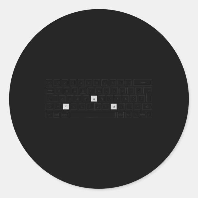 Sticker Rond Gym Bodybuilding  (Devant)