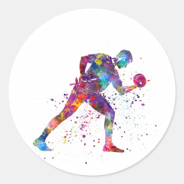 Sticker Rond gymnastics exercise (Devant)