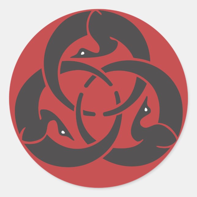 Sticker rond Hagakure (Devant)