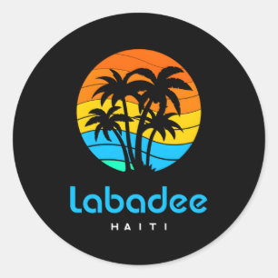 Sticker Rond Haïti Labadee