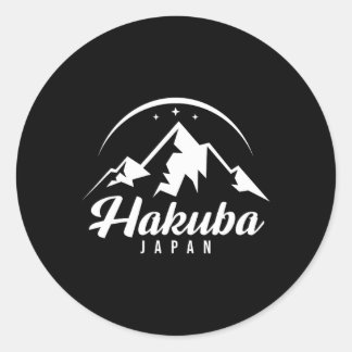 Sticker Rond Hakuba Japon Station de ski Ski Snowboard