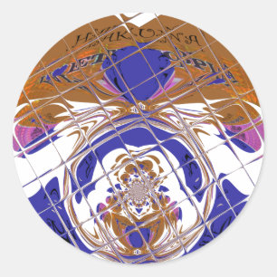 Sticker Rond Hakuna Matata I love Ethiopia Color design.png