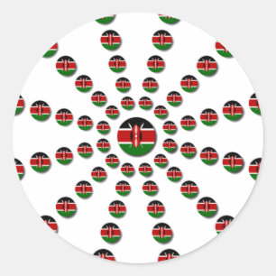 Sticker Rond Hakuna Matata Kenya