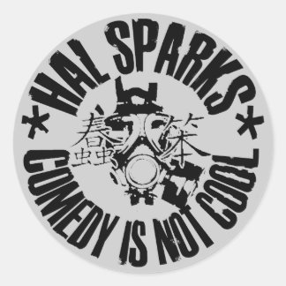Sticker Rond Hal Sparks Levez l'autocollant