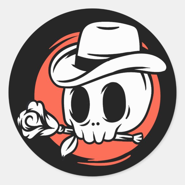 Sticker Rond Halloween (Devant)