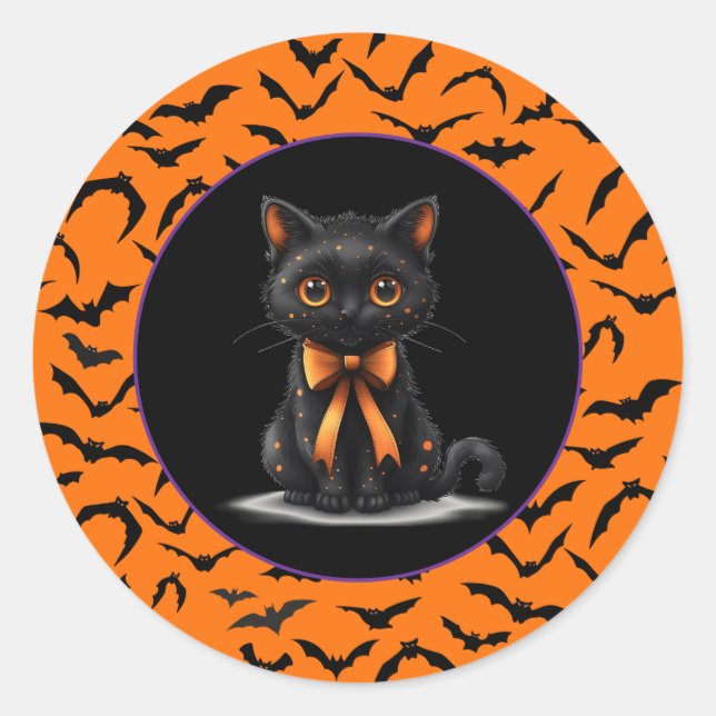 Sticker Rond Halloween (Devant)