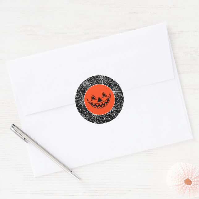 Sticker Rond Halloween (Enveloppe)