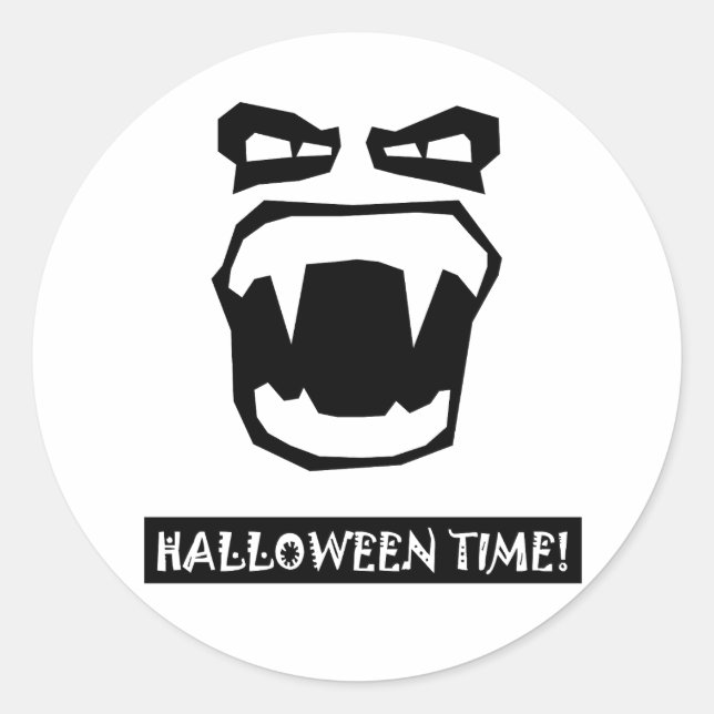 Sticker Rond Halloween (Devant)