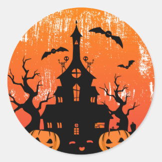 Sticker Rond Halloween