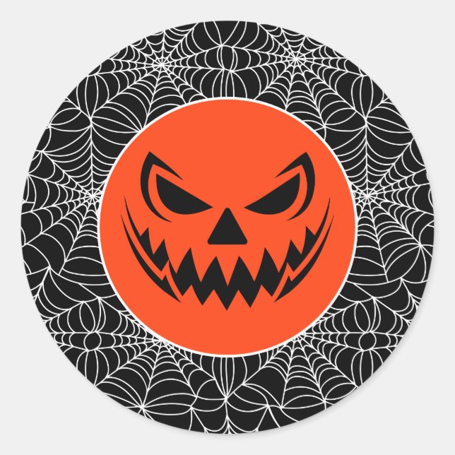 Sticker Rond Halloween (Devant)